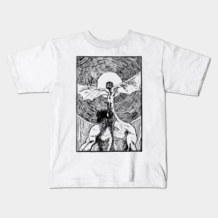 Devil on the back Kids T-Shirt